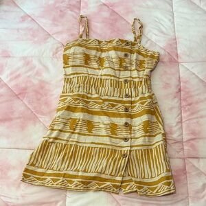 Forever 21 Yellow Floral Dress Size Small